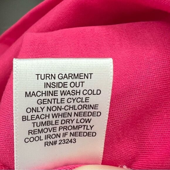 New York & Company Hot Pink Short Sleeve Preppy Fit & Flare Dress Size Large - Picture 9 of 9
